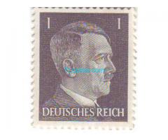 Biete: Briefmarke Adolf Hitler 1 Reichspfennig; GrossDeutsches Reich; druckfrisch gummiert; 1941