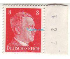 Biete: Briefmarke Adolf Hitler 8 Reichspfennig; GrossDeutsches Reich; druckfrisch gummiert; 1941