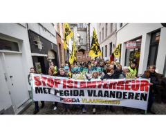 23.04.16 Erfolgreiche Kundgebung der PEGIDA in Antwerpen, mit tausenden Bürgern;