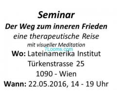 Seminar: Der Weg zum inneren Frieden - eine therapeutische Reise 22.05.2016 Prof. Divaldo Franco;