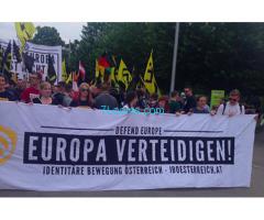 Identitäre Demonstration am 11. Juni 2016 14:00 in Wien; 1070 Urban Loritz-Platz;