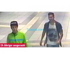 Wr suchen die 2 brutalen Räuber vom 13. Oktober 2018 am Hauptbahnhof in Wiener Neustadt;