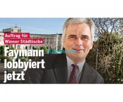 Dreht sich der rote Sumpf weiter?; Faymann der Lobbyist; der WienerStädtischenVersicherung!