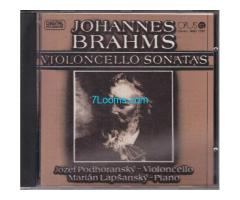 CD Johannes Brahms Violoncello Sonatas; Opus