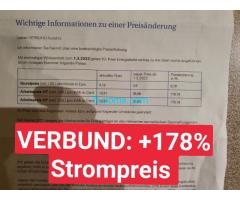 ????‼️ 178,18% Strompreiserhöhung beim staatlichen Verbund! In Österreich !