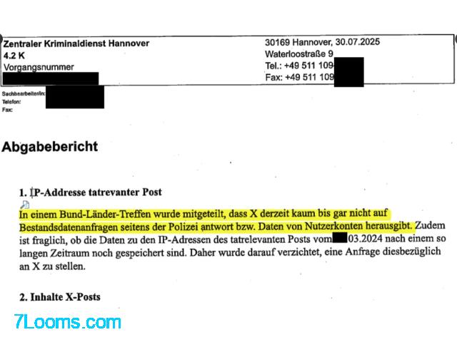 RA Dr. Markus Haintz:  Keine Nutzerdaten für die Göttinger Staatsanwälte ! RA Dr. Markus Haintz:  Keine Nutzerdaten für die Göttinger Staatsanwälte !