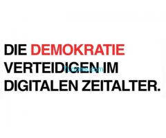 Unterstütze die Petition: DIE DEMOKRATIE VERTEIDIGEN IM DIGTIALEN ZEITALTER!