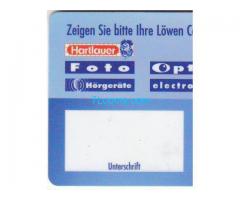 Hartlauer Löwen Card; Kundenvorteilskarte; 2010