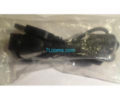 USB-Verlängerungskabel 0.5 m ; schwarz;  original NEU verpackt