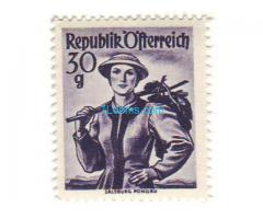 Biete; Briefmarke 30 Groschen; druckfrisch gummiert; Pongau Salzburg; Republik Österreich 1950