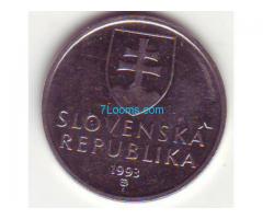 Biete: 5 SK, Slowakische Kronen; Slowenska Republika; 1993;