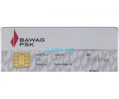 Bawag PSK; Bankomatkarte mit Maestro NFC und Quick NFC Funktion; 2013