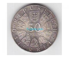 Biete: 50 Schilling, 300 Jahre Universität Innsbruck Silber; Republik Österreich; 1970