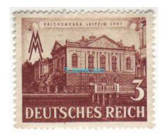 Briefmarke: Reichsmesse Leipzig 3 Reichspfennig; GrossDeutsches Reich; druckfrisch gummiert; 1941