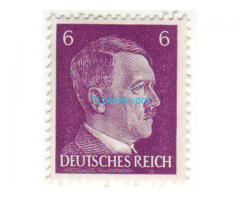 Biete: Briefmarke Adolf Hitler 6  Reichspfennig; GrossDeutsches Reich; druckfrisch gummiert; 1941