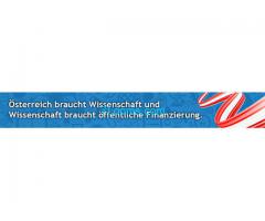 Petition: Österreich braucht Wissenschaft und Wissenschaft braucht öffentliche Finanzierung