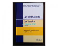 Biete: Buch die Besteuerung der Vereine; 9. Auflage Handbuch für Praxis Beratung und Wissenschaft