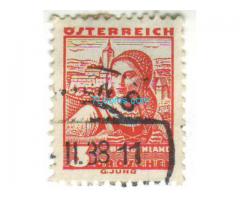 Biete: Briefmarke 3 Groschen Burgenland; 1934; Österreich; gestempelt;