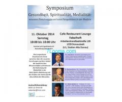 Symposium Gesundheit, Spiritualität, Medialität:; 11. Okt. 2014 Sam. 10 - 18 Uhr Cafe Fabelhaft
