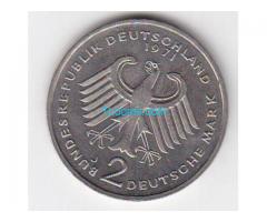 Biete: 2 Deutsche Mark Bundes Republik Deutschland 1971,