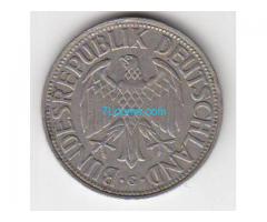 Biete: 1 Deutsche Mark Bundes Republik Deutschland 1954;