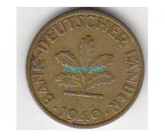 Biete: 5 Pfennig Münze; Bundesrepublik Deutschland 1949;