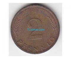 Biete: 2 Pfennig Münze; Bundesrepublik Deutschland 1971;