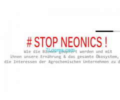 Unterstütze: Für ein vollständiges Verbot von Bienenmörder Pestizide in Europa; Stop Neonics!!