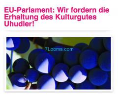 Unterstütze: Die Petition EU-Parlament: Wir fordern die Erhaltung des Kulturgutes Uhudler!