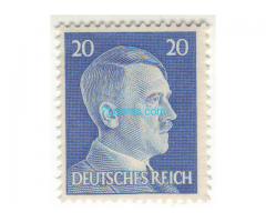 Biete: Briefmarke Adolf Hitler 20 Reichspfennig; GrossDeutsches Reich; druckfrisch gummiert; 1941;
