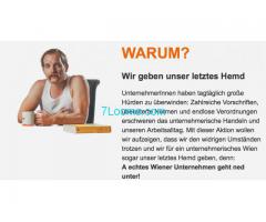 Unterstütze: UnternehmerInnen geben ihr letztes Hemd für die Wiener Wirtschaft!