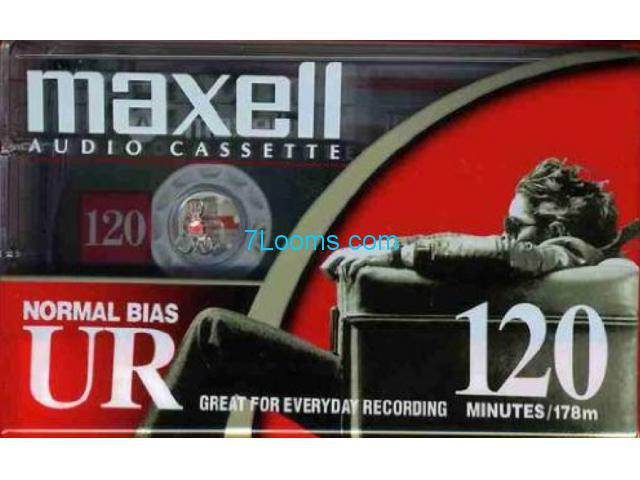 Biete: gebrauchte Tonkassetten; chrome; 60, 90, 120 Minuten; ca. 35 Stück; TDK; Maxelll; BASF;