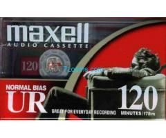 Biete: gebrauchte Tonkassetten; chrome; 60, 90, 120 Minuten; ca. 35 Stück; TDK; Maxelll; BASF;