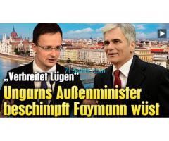 weil Ungarn dem noch Bundeskanzler Faymann, Dummheit unterstellt;