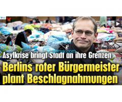 Stoppt die linke Kommunisten, die das Eigentum enteignen wollen zurste den Bürgermeister von BERLIN