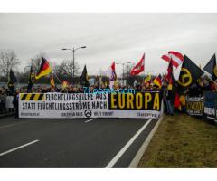 Heute 09.01.16  ware wieder eine erfolgreiche Demonstration gegen die Invasion der EU