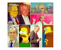 Die derzeitigen Bundespräsidentschaftswahl 2016 Kandidaten, Die Simpsons;