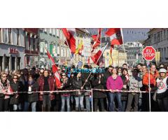 Erfolgreiche Demo gegen Asylanten in Villach 30.01.16; EU-Austritt jetzt; Robert Marshall;