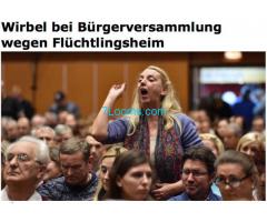 Bürger gegen Wiener Flüchtlingsheim in der Ziedlergasse;