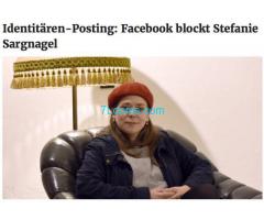 Frau Stefanie Sargnagel endlich vom Facebook gesperrt wurde;