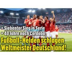 Österreich schlägt Deutschland 2:1 in Klagenfurt! 40 Jahre nach Cordoba