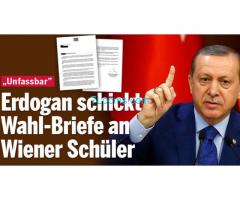 Unfassbar Erdogan schickt an österreichische 14 Jährige Schüler Werbebriefe!