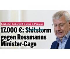 Der Rossmann bedient sich ungeniert an den Politikerförderungen, Wieder so eine Demokratieratte?