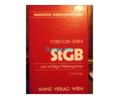 Biete Buch Strafgesetzbuch StGB samt den wichtigsen Nebengesetzen ISBN 3-214-02308-X