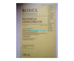 Biete Buch Kodex Handelsgesetzbuch 2. Auflage Stand 1.03.1983 ISBN 3-85368-541-2