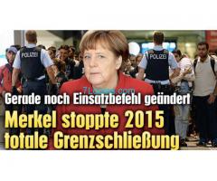 Merkel das Ferkel ?; HIer wird mit Vorsatz die EU zerstört; WEG MIT MERKEL JETZT