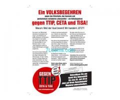 Unterstütze: Kein TTIP http://www.volksbegehren.jetzt/index.php