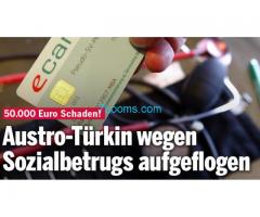 Austrotürkin wegen Sozialbetruges nun endlich aufgefallen; Jahrelang wurde dies nicht erkannt!