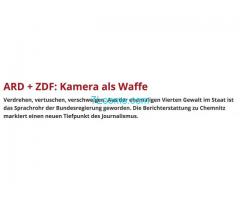 ARD ZDF und ORF die Kamera als Waffe;