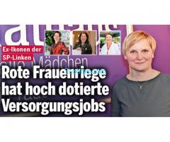 Wehselys, Renate Brauner, Sandra Frauenberger; Rote Frauenriege hat hoch dotierte Versorgungsjobs;
